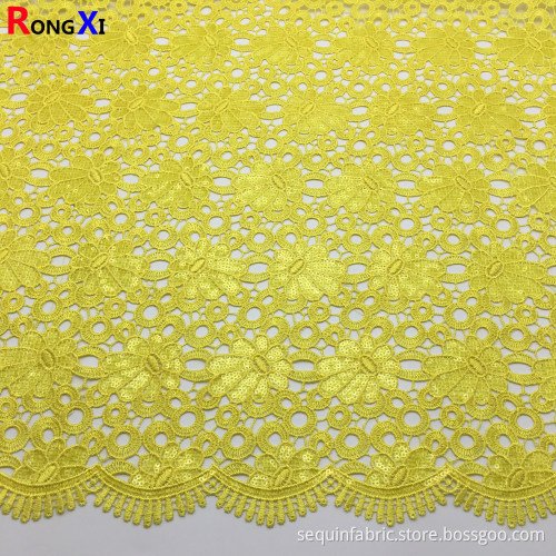 3mm New Design Yellow Sequin Fabric